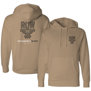 ROW 94 Hoodie front and back